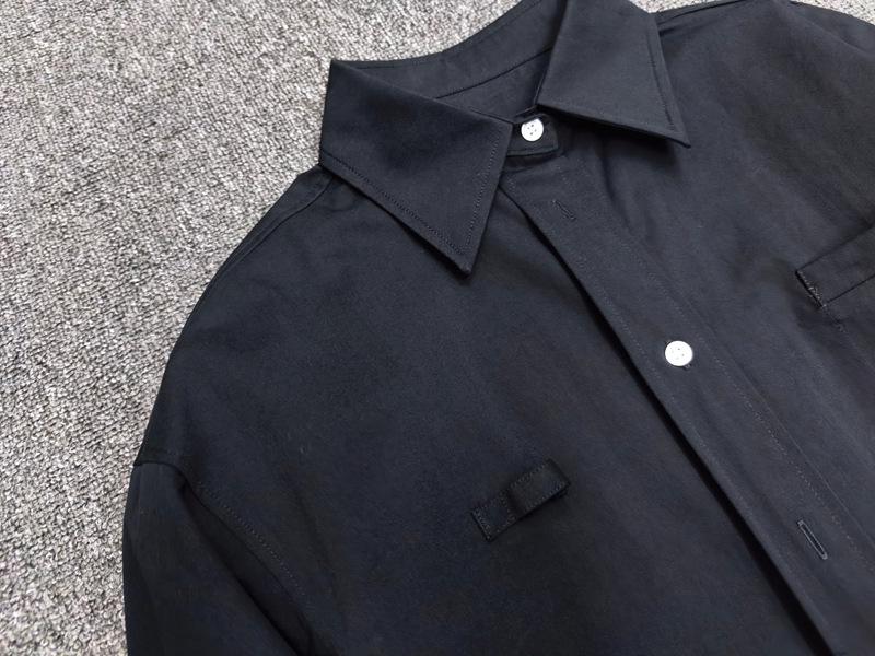 Longmei Women's Loose Lapel Pure Cotton Shirt - Early Spring 2026 Nordic Style, Simple Commute Long Sleeve Top