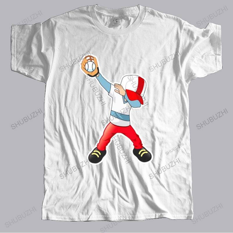 man luxury brand vintage t shirt short sleeve Funny Baseballer Baseballer Dab cotton fashion t-shirt for him plus size teeshirt