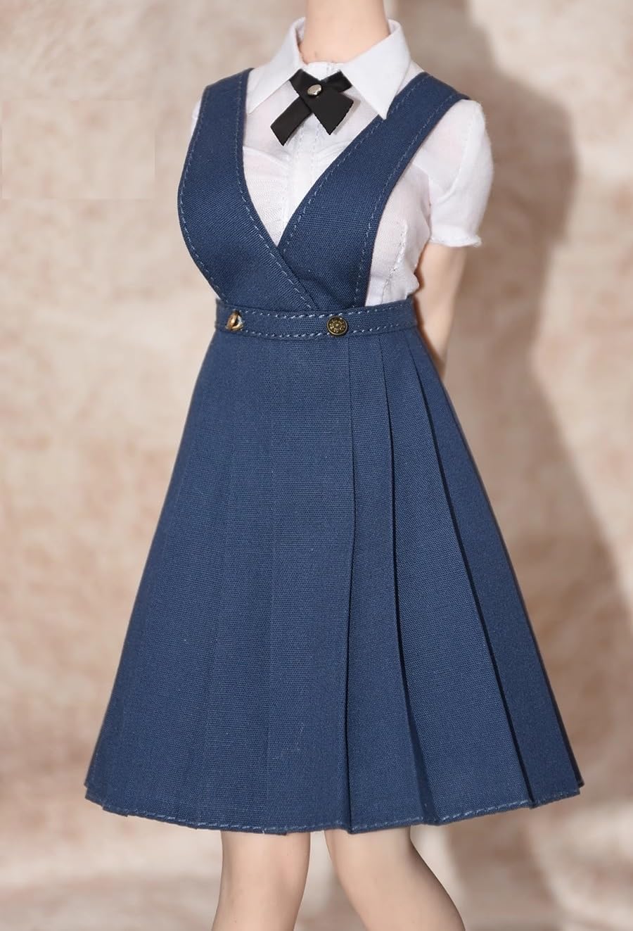 

Scale Action Figure Compatible with TBLeague GS Beautiful High School Navy Blue Jumper Skirt and Tie Not [TOYBARJAPAN] 1/6 Body, Style, Girl, синий
