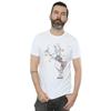 Disney Mens Frozen Sven And Olaf Christmas Ornaments T-Shirt