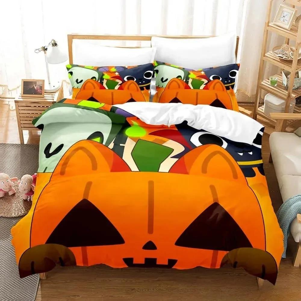 New 3D Game Pet Simulator X Bedding Set Single Twin Full Queen King Size Bed Set Adult Kid Bedroom Duvet Cover Set Home Textiles