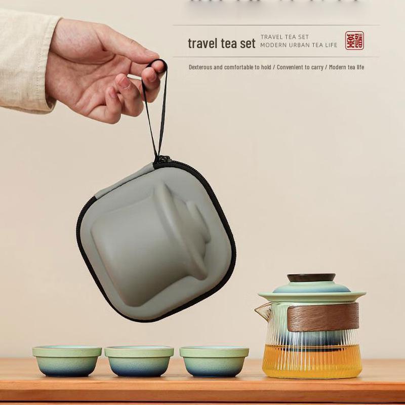 Forbidden City Style Portable Tea Set