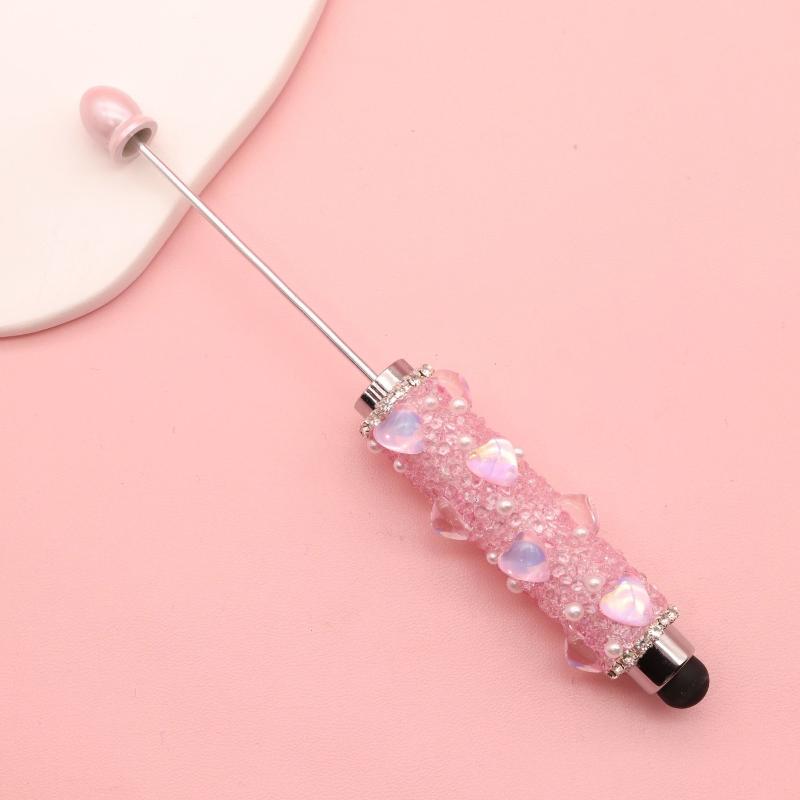 

Creative Bead Ballpoint Pen Capacitive Touch Writing Multifunctional Ballpoint Pens Office Study Supplies Touch Screen Pen Gift