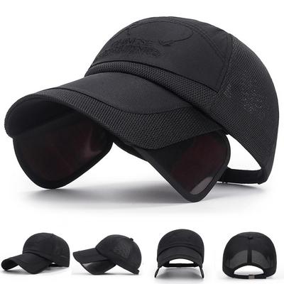 Sun Hat Washable Men Hat Extended Brim Practical Summer Outdoor Fishing Baseball Sport Visor Cap