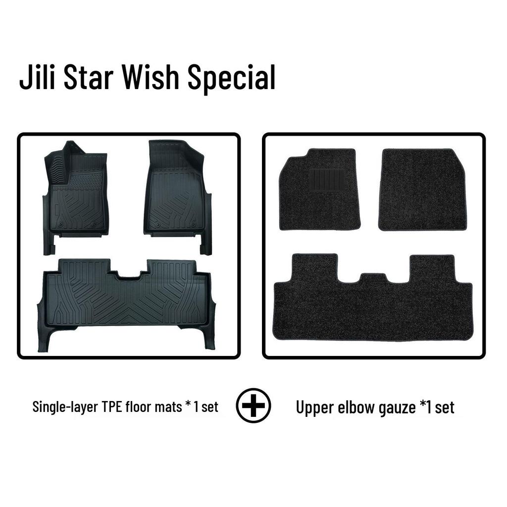 Geely Xingyuan TPE Car Floor Mats & Door Sill Protector