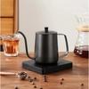 111ML Stainless Steel Gooseneck Drip Coffee Pot, Brewer with Lid & Hanging Handle