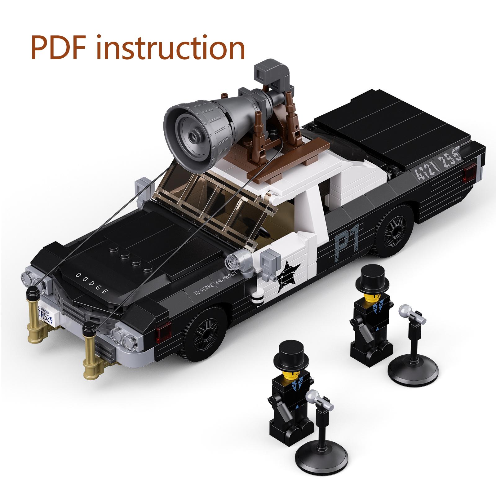 

Автомобиль Blues Mobiles Пикап Грузовик Автомобиль Строительный Блок Набор Blues Brotherss Суперкар Модель DIY Детские Игрушки Подарок