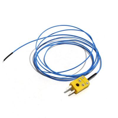 PTFE Kablo Yüksek Sıcaklık Termokupl Sensör Probu Test Cihazı Hattı K Tipi Test Uzunluğu 1/2/3/5 Metre Tel