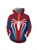 Digitaldruck Hoodie im Spider-Man Stil
