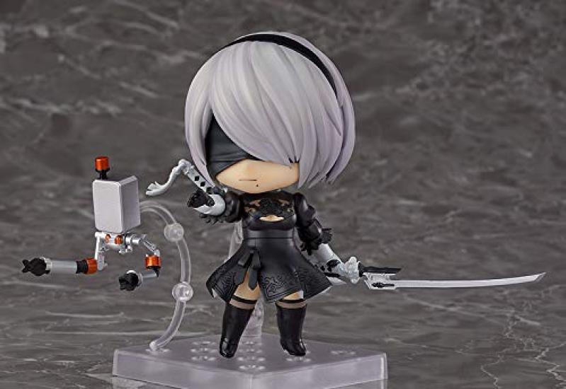 Square Enix Nendoroid NieR Automata 2B 2 Type Plastic Painted Movable Figure Second Resale [YoRHa No. B] Non-scale