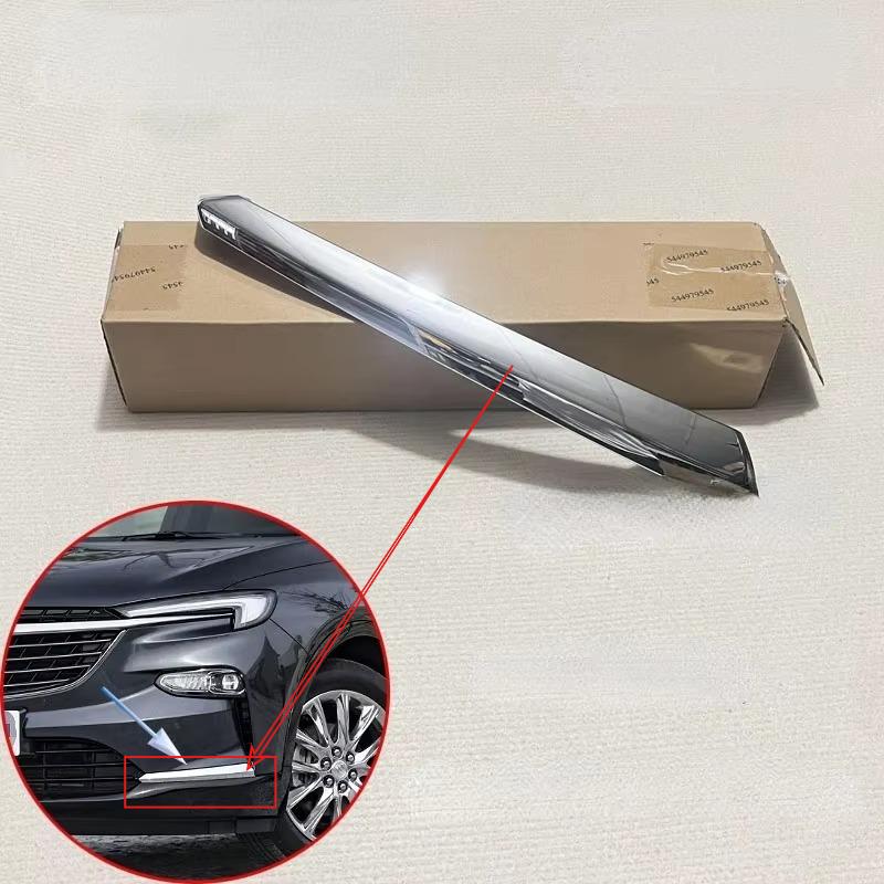 544979545 Left Right  Front Bumper Bar Trim Plated Bright Strip Chrome Decorative Strips Auto Part for Buick Enclave
