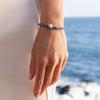 (Women's) Pig & Hen Easy Ed Bracelet - Indigo Purple X Silver