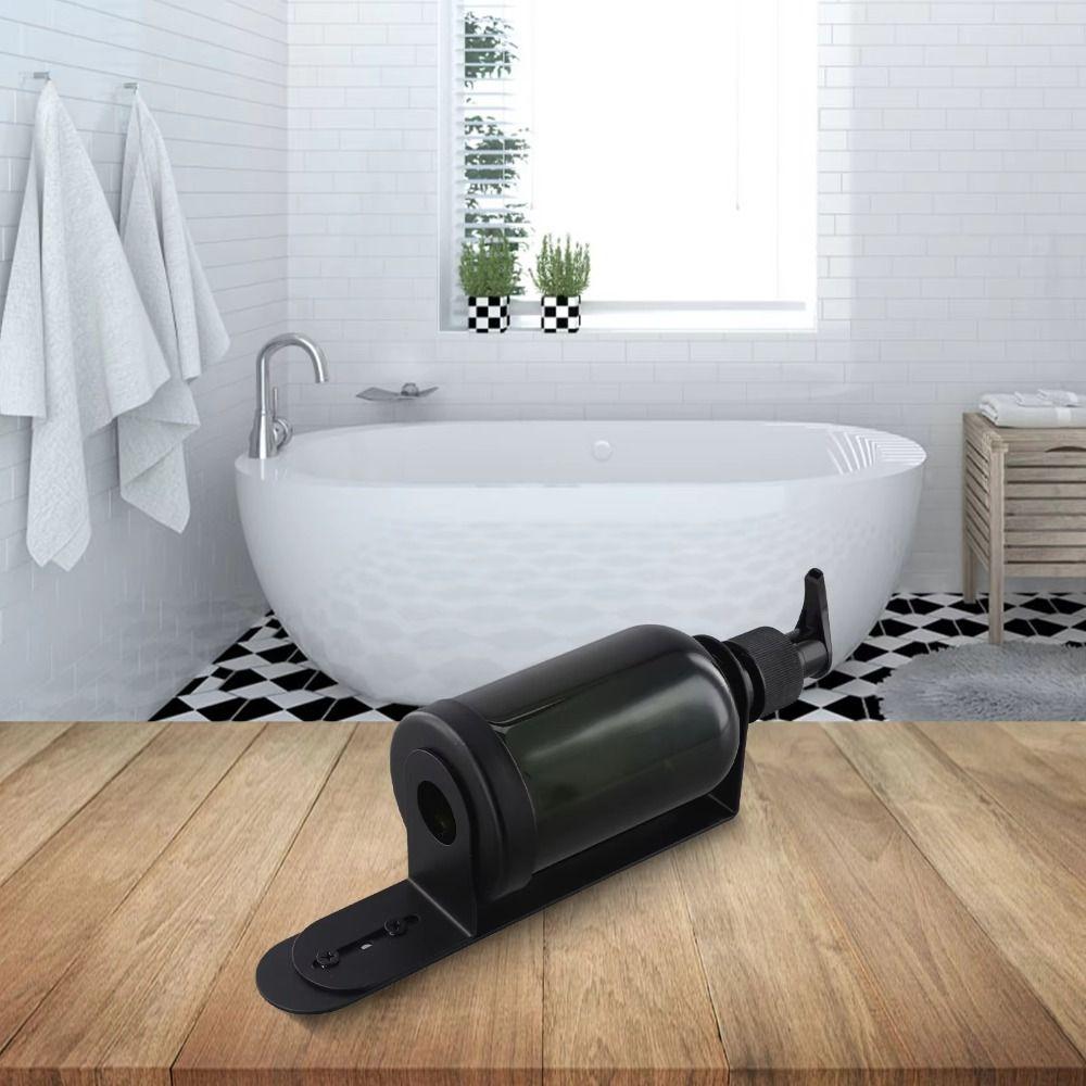 Stainless Steel Manual Soap Dispenser Plastic Pump Bottle Wall Mounted Soap Dispenser  Bathroom