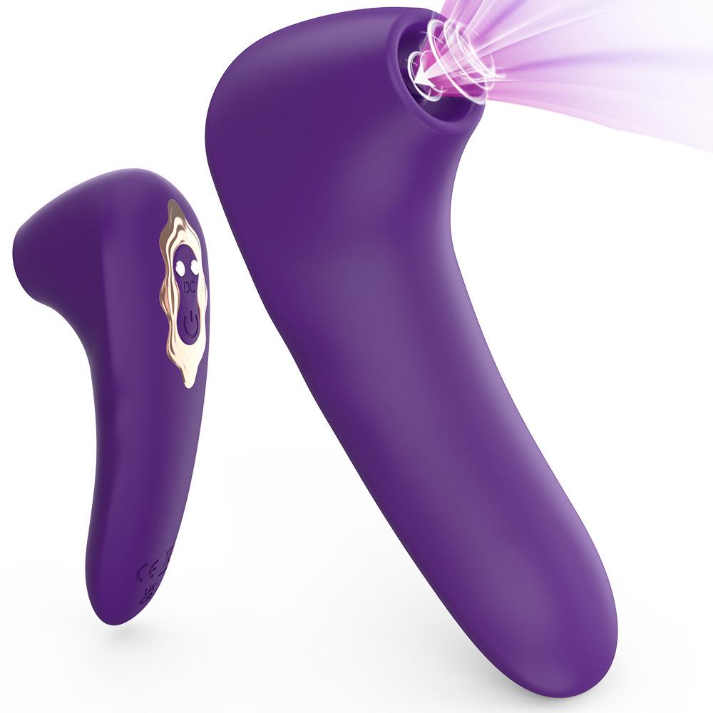 Rechargeable 10-Mode Mini Suction Massager for Breast & Clitoris