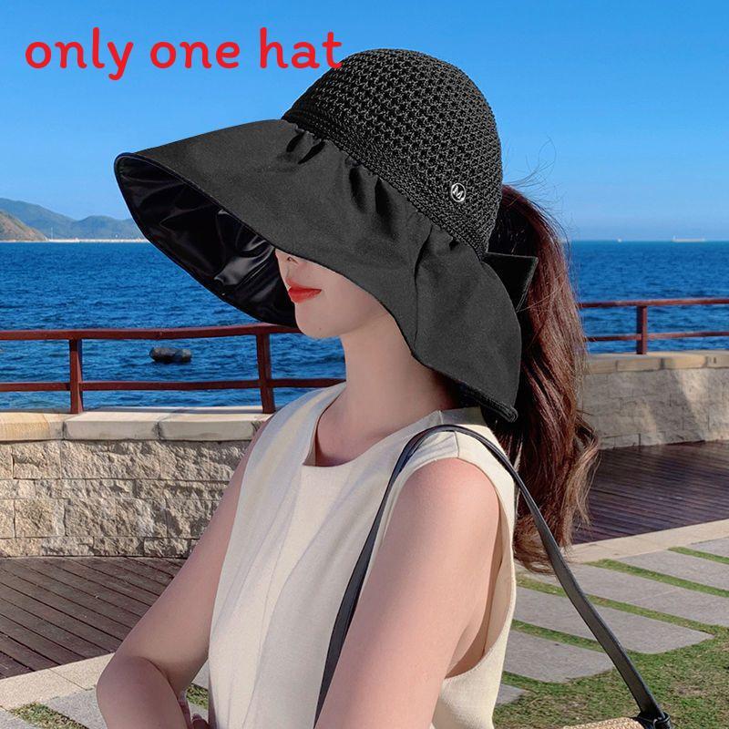 

Black Vinyl Summer Sun Hat With Wide Brim For Beach And Outdoor Activities чорний
