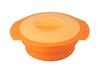 Microwave Cooker Silicone Steamer RakuCHIN! Silicone Medium, Orange, RR-5352