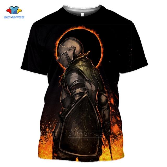 Yaz Erkek T-Shirt Moda 3D Baskı T Shirt Oyun Kadın Rahat Sokak Şıklığı Serin Spor Üst