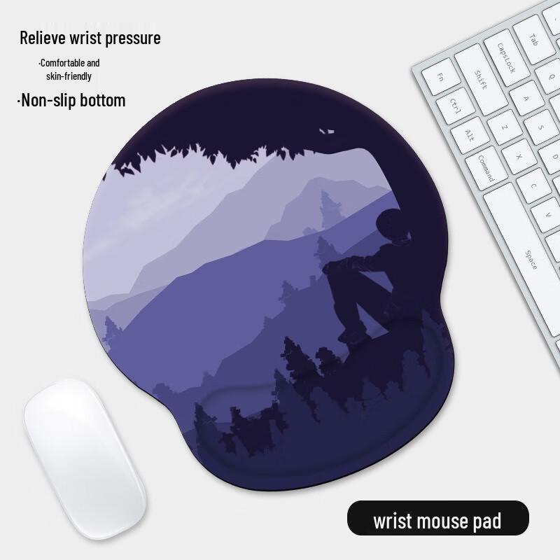 Fumade Silicone Wrist Rest Mouse Pad (2-Pack)
