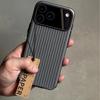 Hartschalen-Case Für iphone 17 16 Pro Max 17 16 Pro Natürliches Titan glänzend Farbe Wellenförmiger Streifen Anti-Fingerabdruck Luxus Cover