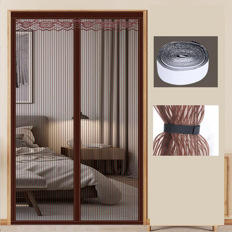 Magnetic Door Screen Big Size Door Magnetic Mosquito Net Insect Proof Flight Summer and Kitchen Indoor Invisible Net Magnetic Door Mesh Net