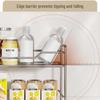 Modern 2-Tier Stainless Steel Countertop Spice Rack