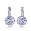 Temperament Versatile Simple Wind Zircon Earrings Women'S 11-Color Optional Ear Buckle Earrings