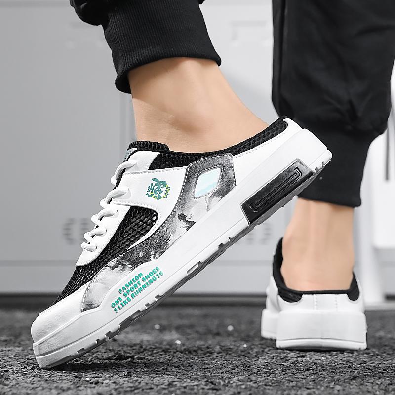 Herren Sport-Slipper Sommer Pantoletten Lässige Sandalen Sommer Sneakers Schuhe für Studenten Übergröße