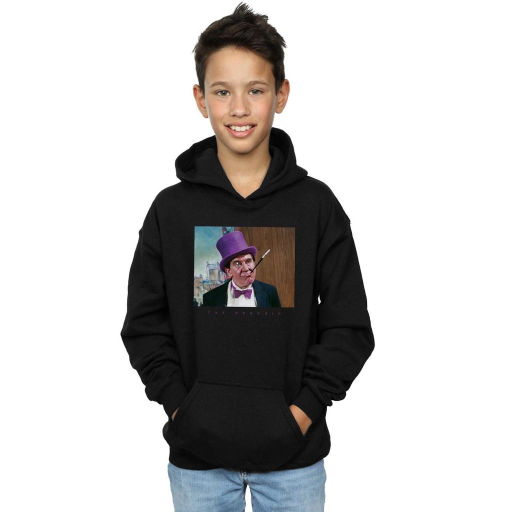DC Comics Boys Batman TV Series The Penguin Photograph Hoodie