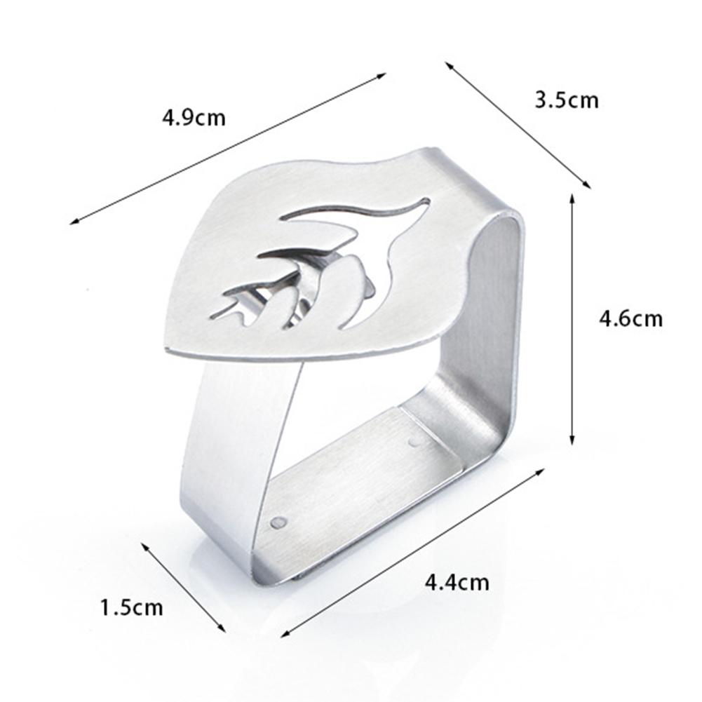 4PCS Stainless Steel Table Cloth Clips Adjustable Table Cover Clamps Table Cloth Holders for Home