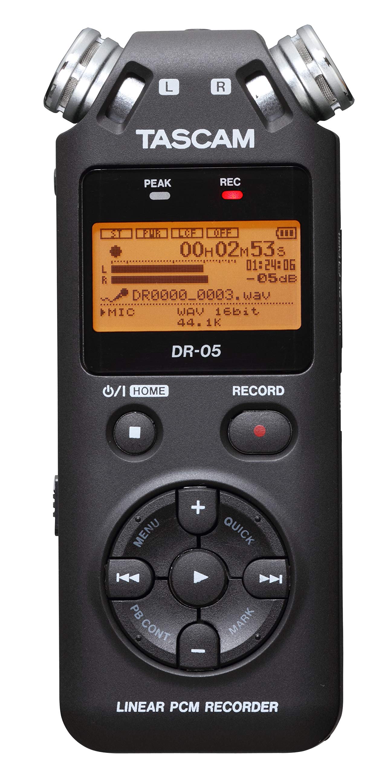 

TASCAM Linear PCM Recorder Black DR-05