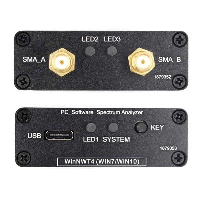 Upgraded USB Signal Source USB Spectrum Analyzer 35-4400M Metal for Frequency Analysis Perfect for Electronic Testing