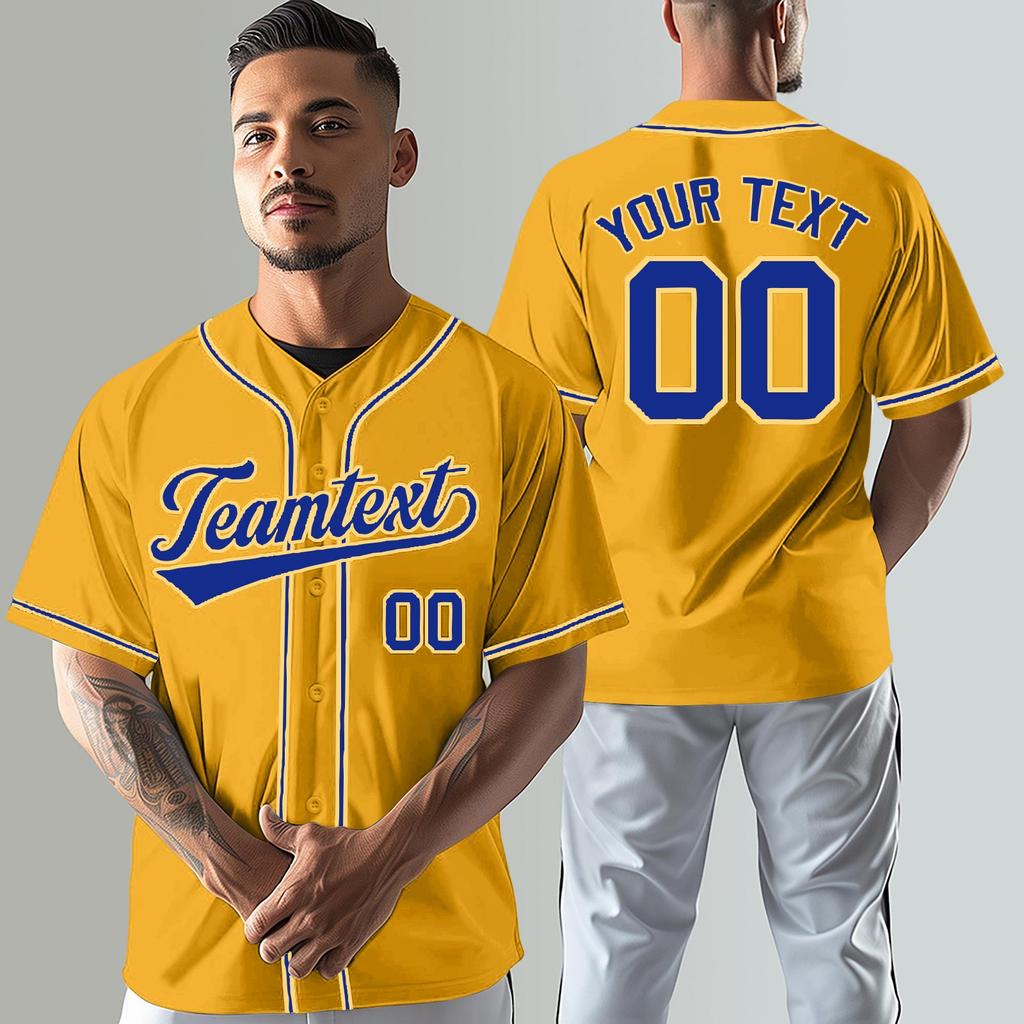 Custom Baseball Jerseys Personalized Printed Team Name & Number Sports Uniform For Men Women Youth