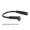 DC4.5x3.0mm Charging Cable Female Input Male Output 90 Degree Bend 15cm Length Power Extension For Laptop Computers