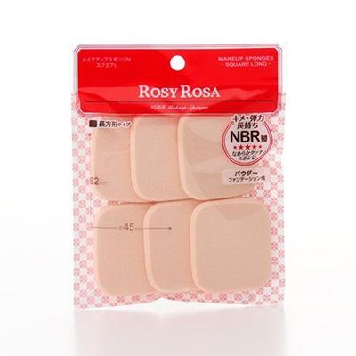 Pembe Rosa Makyaj Süngeri N Kare L 6'lı Kompakt kare şeklinde