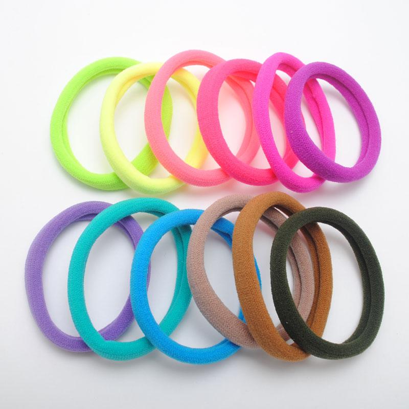 12Pieces Women Elastic Hair Bands Seamless Tie Big Hair Scrunchies Heavy Hair Gum Hair Accessories Birthday Gift Hair Holder
