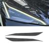 2x Carbon Fiber Front Headlight Eye Lid Eyebrow Cover Trim For Corvette C8 +