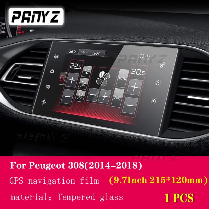 

Для Peugeot 308 2014-2023Автомобильная GPS-навигационная пленка, ЖК-экран, защитная пленка из закаленного стекла, аксессуары для пленки против царапин 1 PCS