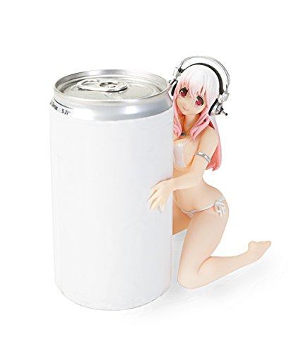 Super Sonico Sonico's Nakayoshi Hold Figure In White Swimsuit (Prize Item)