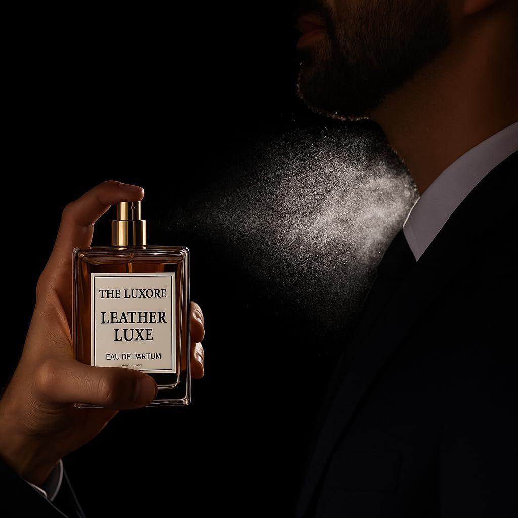 The Luxore - Leather Luxe Grace - Unisex Perfume | Eau de Parfum for Men, Women | Premium date, christmas, new year | smoky and elegant |