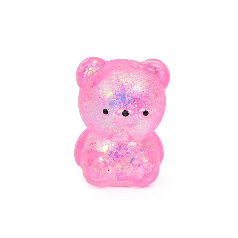 1Pcs Mixed Colors Maltose Candy Bear Ball Slow Rise Slow Rebound Stress Relief Soft Fluffy Kawaii Gift