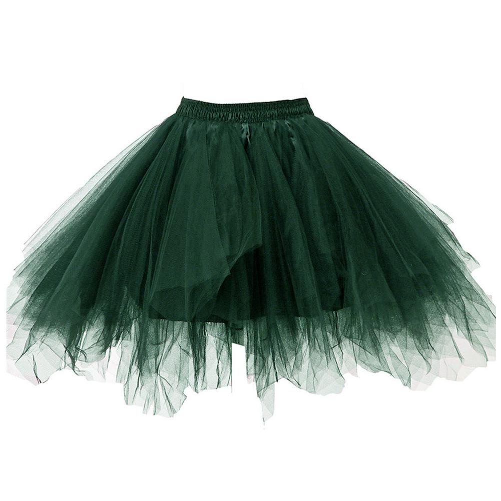 Falda de Tul para Fiesta de Halloween Tutú de Tul Vestidos de Princesa Vestidos de Boda Faldas de Malla Faldas para Actuación de Danza Tutú de Tul con Capas Esponjosas