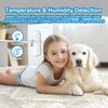 Zigbee Temperature And Humidity Sensor App Remote Monitor Indoor Thermometer Hygrometer Smart Home Works With Zigbee Gateway