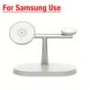 3 IN 1 Magnetic Phone Wireless Charger For Magsafe iPhone 16 15 14 13 12 Samsung /Galaxy Watch Desktop Fast Charging Dock