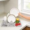 Modern Minimalist Nylon Draining Bowl Rack For Kitchen Countertop Storage And Organization