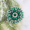 5pcs Rhinestone 11CM Sunflower Shape Crystal Diamond Bags Hat Accessories DIY Craft Wedding Gift Rhinestone Decoration
