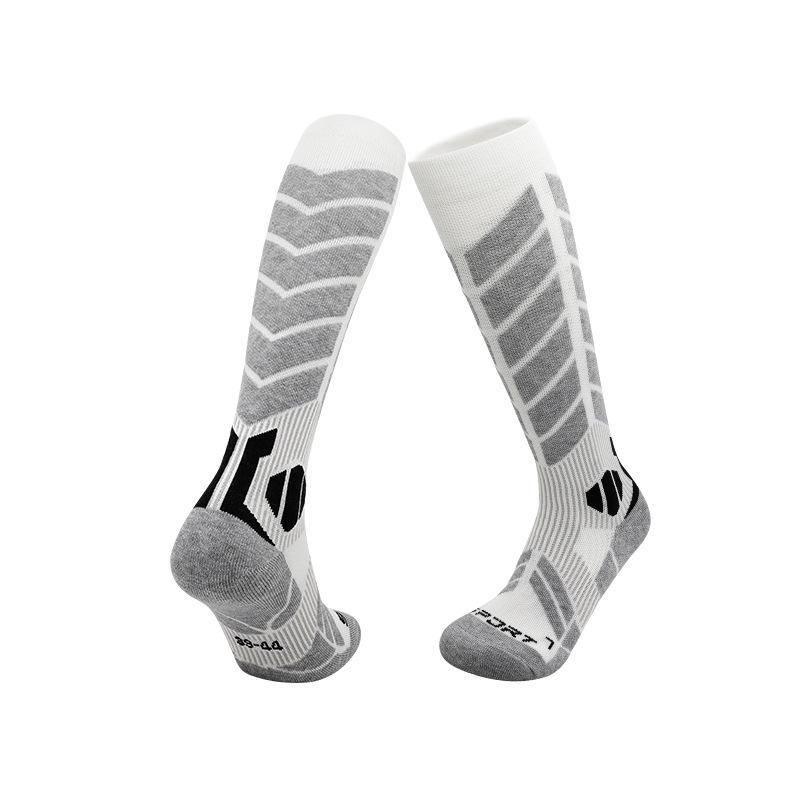 Merino Wool Ski Socks - Warm, Anti-Slip Snow Socks for Autumn and Winter Outdoor Sports