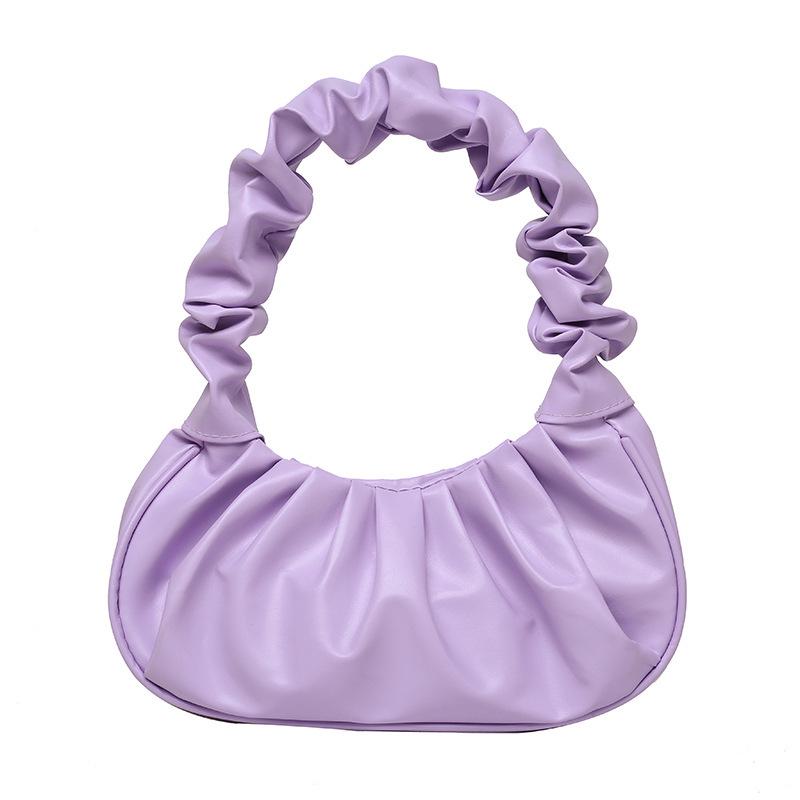 Pleated Cloud Bag - Women's Large Capacity Shoulder Handbag, Fresh Spring/Summer 2022 Fashion