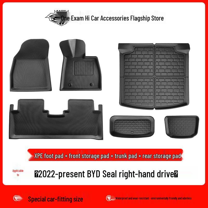 BYD Seal RHD Waterproof Wear-Resistant Floor & Trunk Mats
