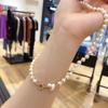 High-End Empress Dowager Heart Necklace and Saturn Bracelet Set