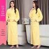Thick Terry Cotton Bathrobe - Warm Winter Robe for Men & Women
